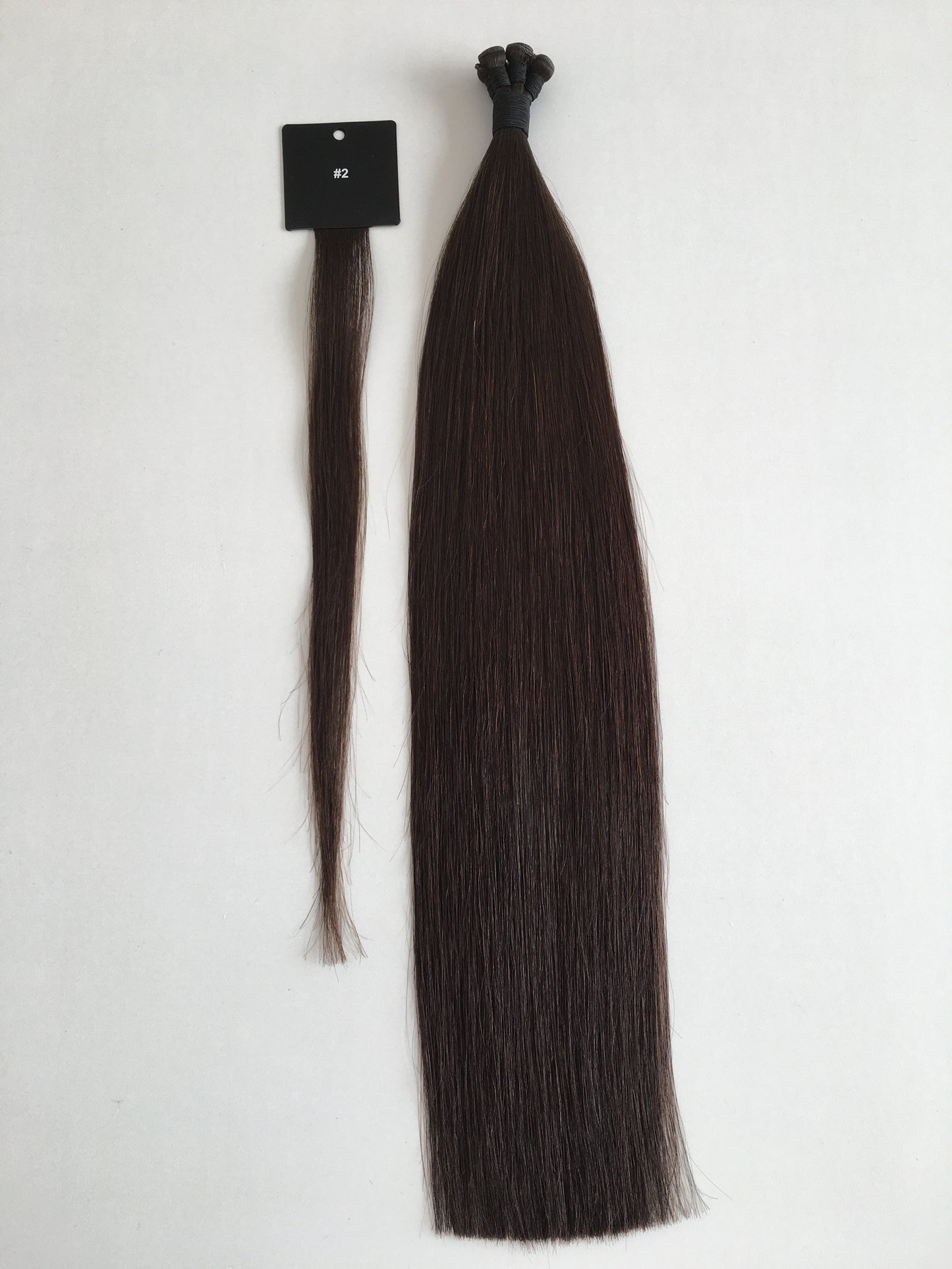 22inch 100g 5 wefts #2 Espresso Brown Rich Dark Brown Genius Wefts In Stocks