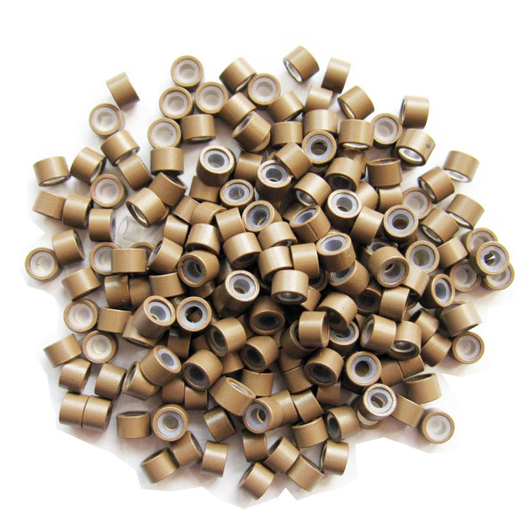 3mm Micro Beads Silicone Lined Aluminum Micro Links for Hair Extensions