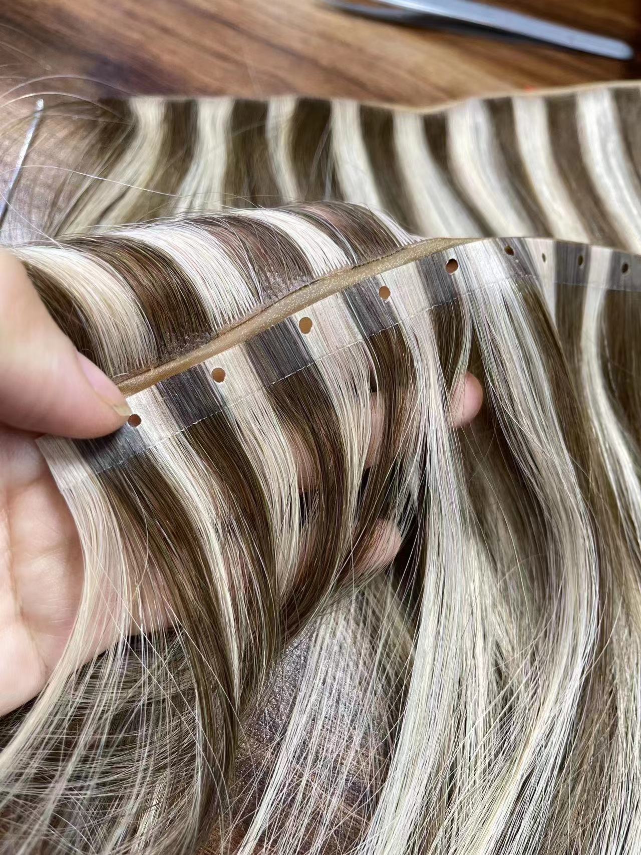 Butterfly Wefts XO wefts 14inch to 30inch available Russian Human Hair Blonde Dark Colors