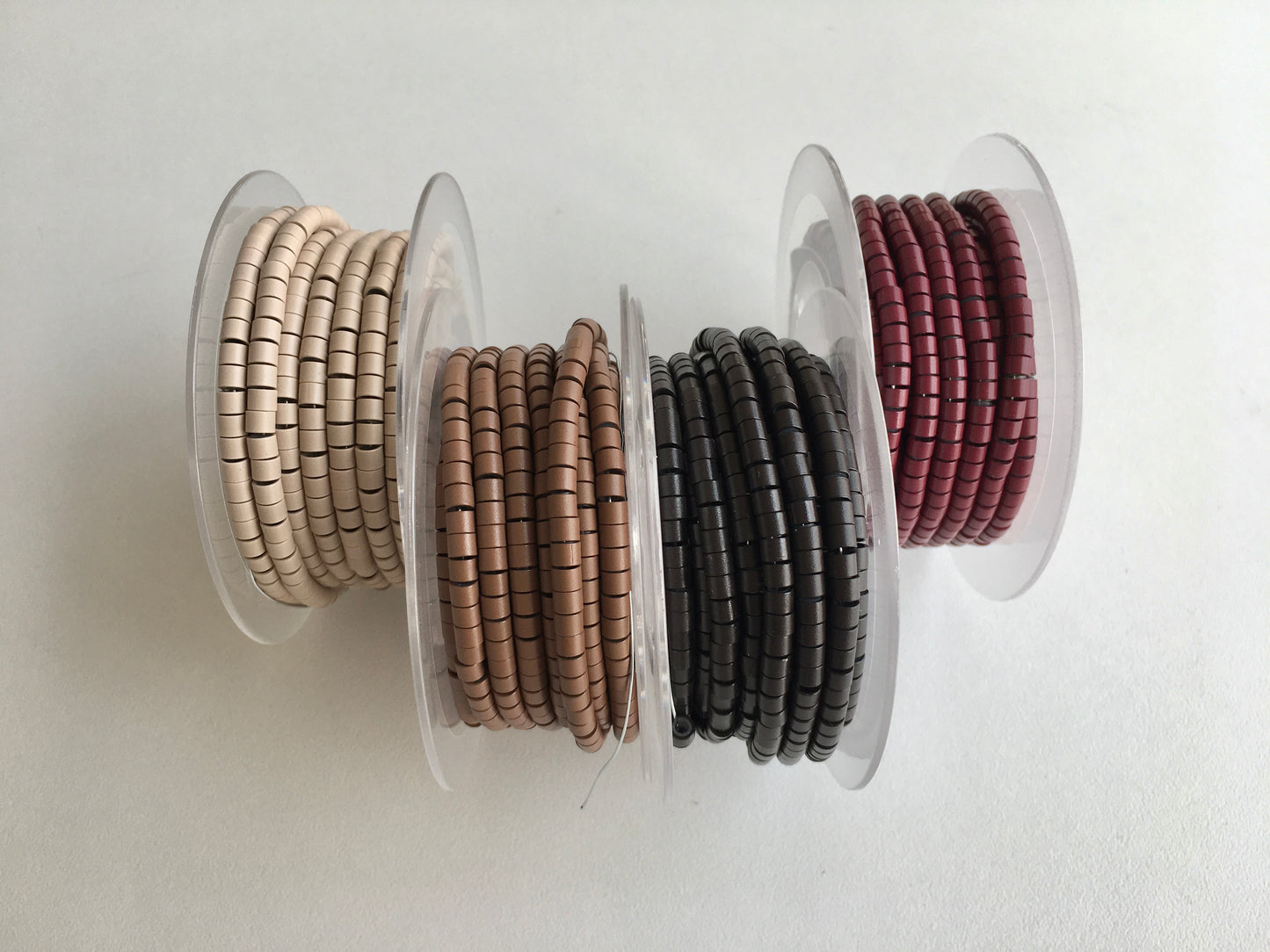 Pro-loaded Silicone Lined Micro Beads 7 Colors are Available 1000 Pieces One Roll