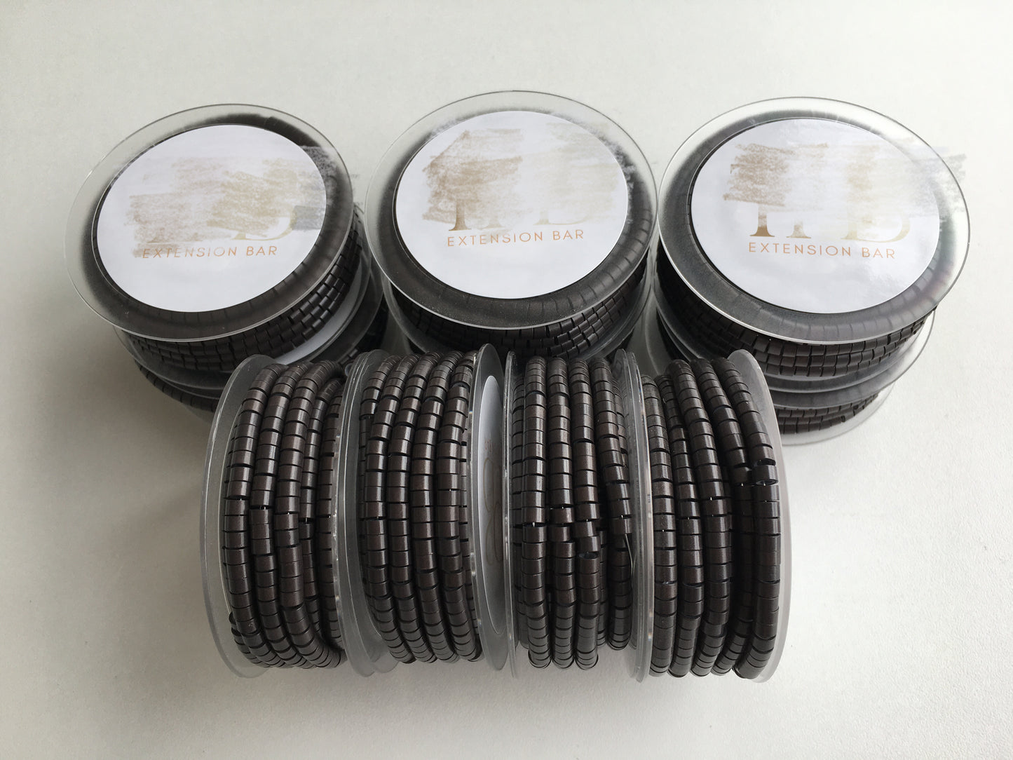 Pro-loaded Silicone Lined Micro Beads 7 Colors are Available 1000 Pieces One Roll