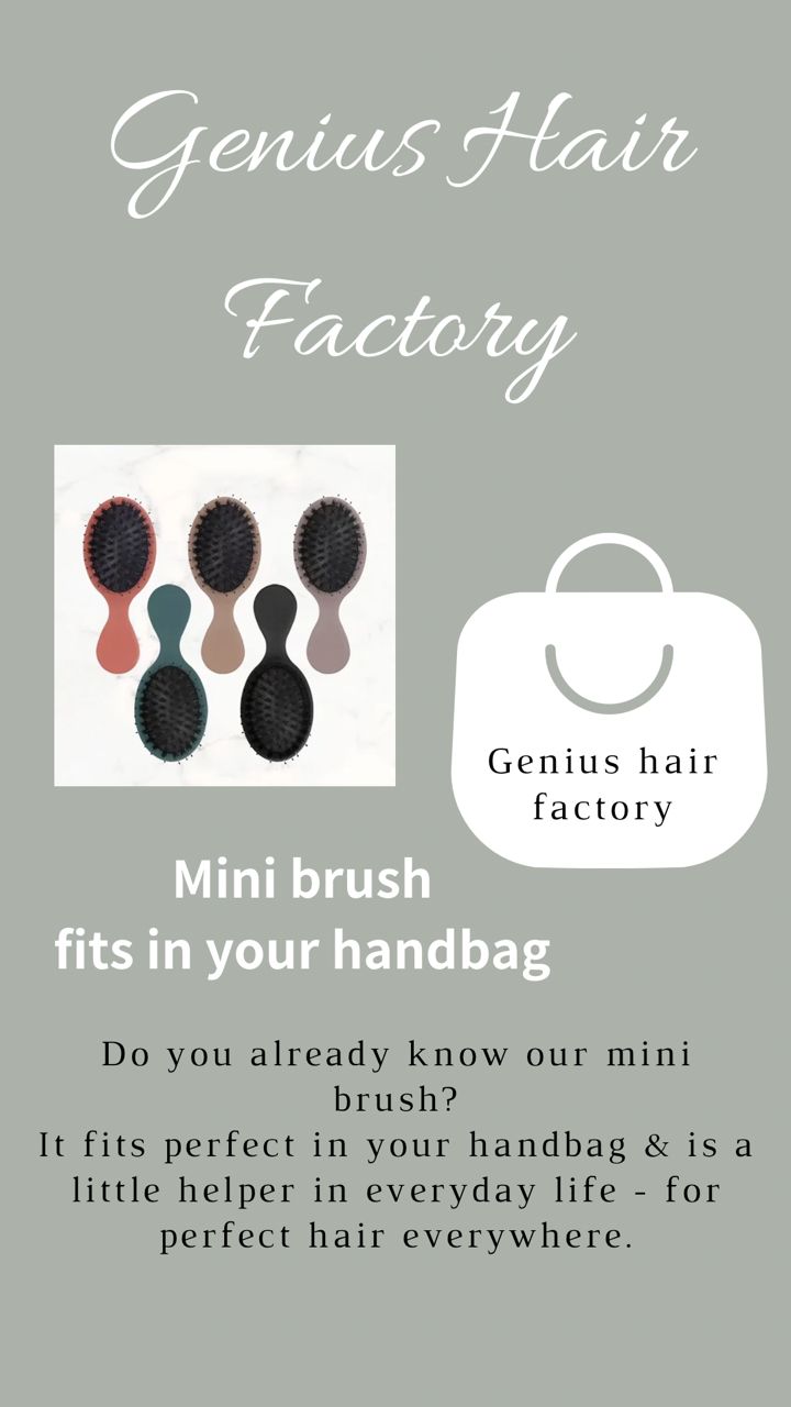 Mini Bristles Brushes Hair Extensions (Accept Customized Logo )