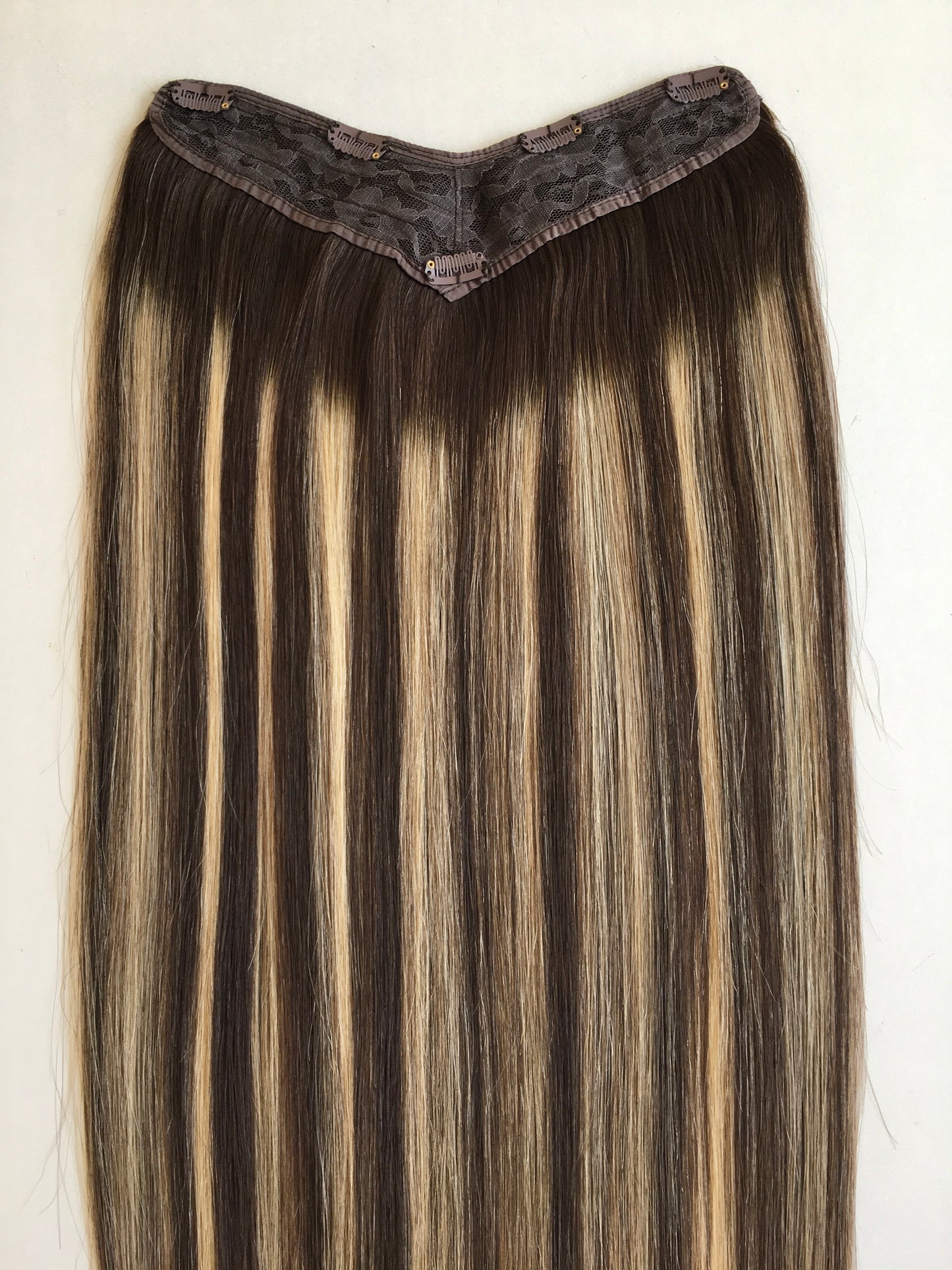 V Shape Clip in hair -- 24inch 150g B2/22 V shape clip in Human Hair Easy to apply and remove on your own