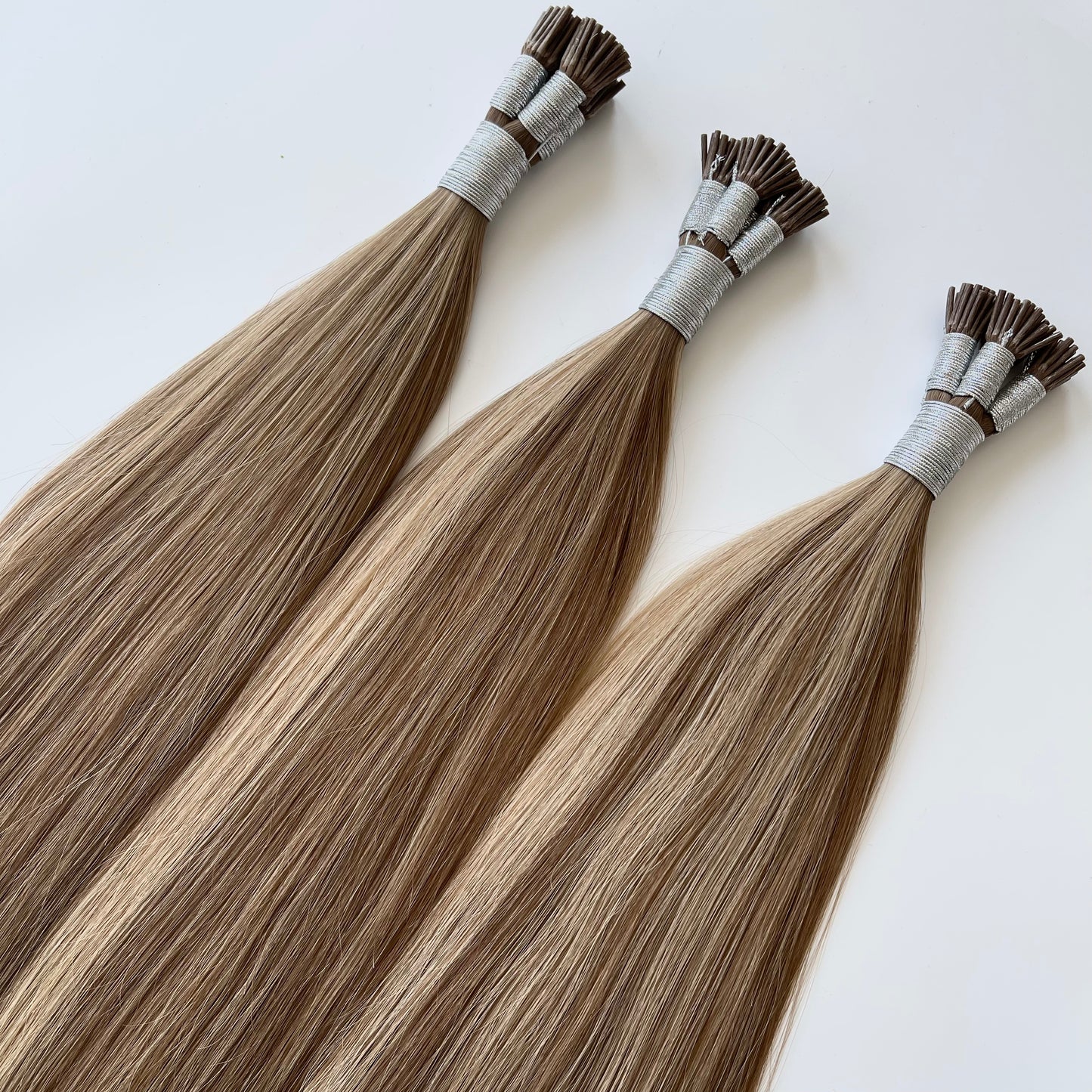 100g/100 pieces black blonde I tip 100% Full Cuticle Double Drawn Virgin Hair Pre bonded Human Hair Extension