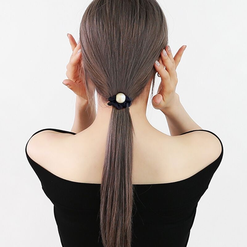 Hair ties,High-elastic all-match black high-elastic hair ring personality hair ring tie hair ponytail
