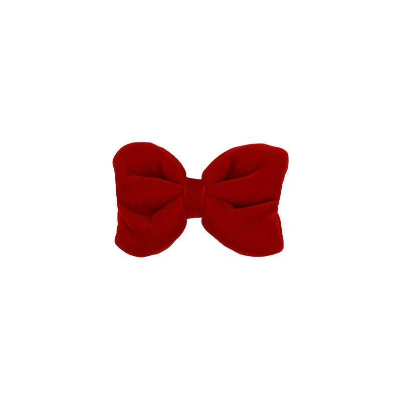 Three-dimensional velvet bow hair clip temperament bangs side clip all-match hair accessories