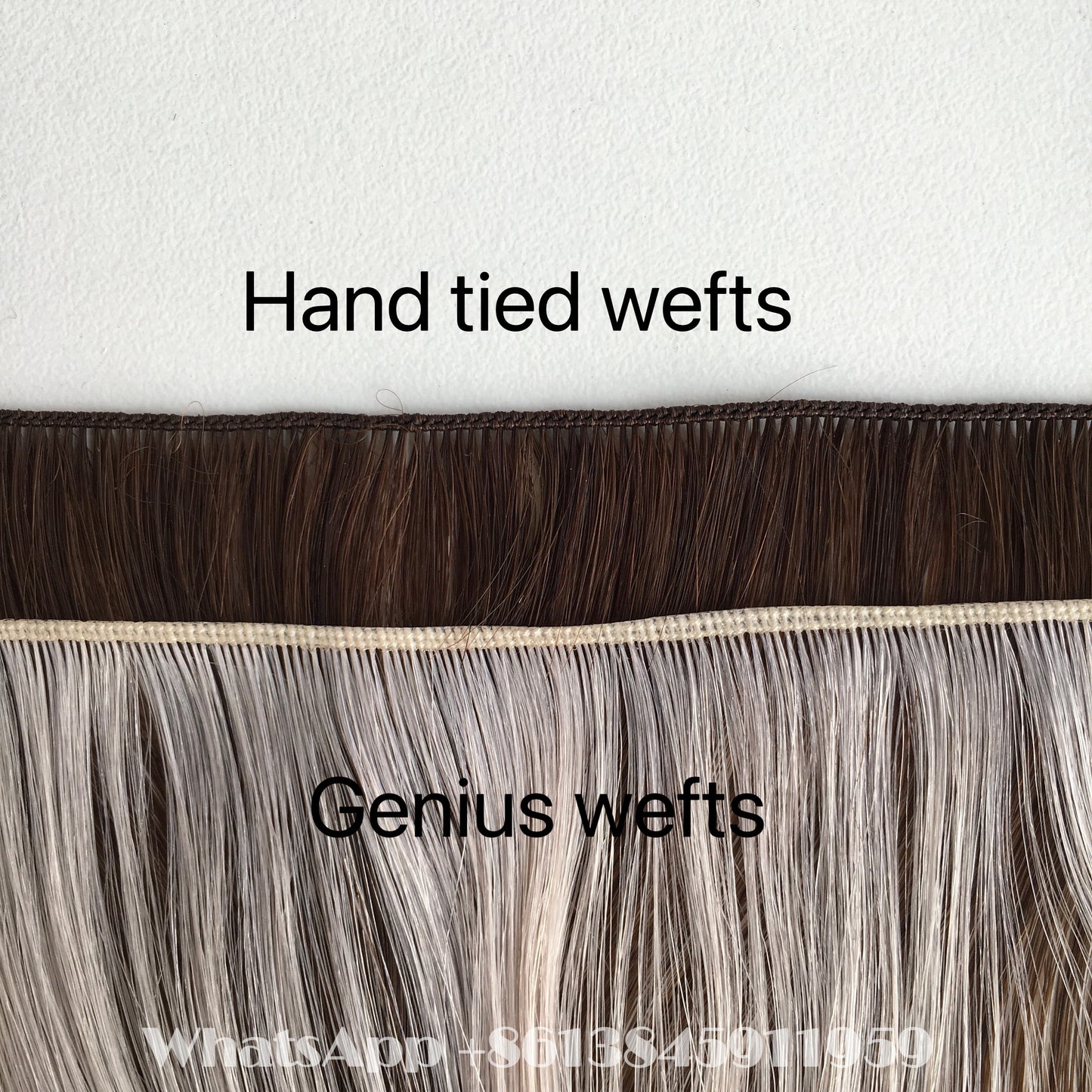 Hand Tied Wefts Accept Customized Orders Contact WhatsApp +8613845911959
