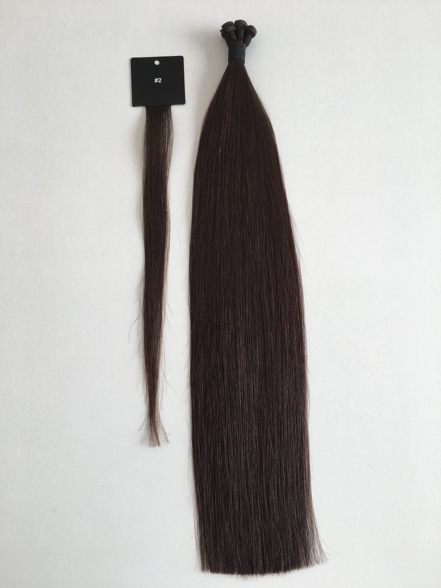 22inch 100g 5 wefts #2 Dark Brown Genius Wefts In Stocks