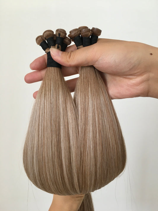 22inch 100g 5 wefts B10/60A Genius Wefts In Stocks 100% Human Hair Double Drawn No Tangle No Shed Cuticle Intact