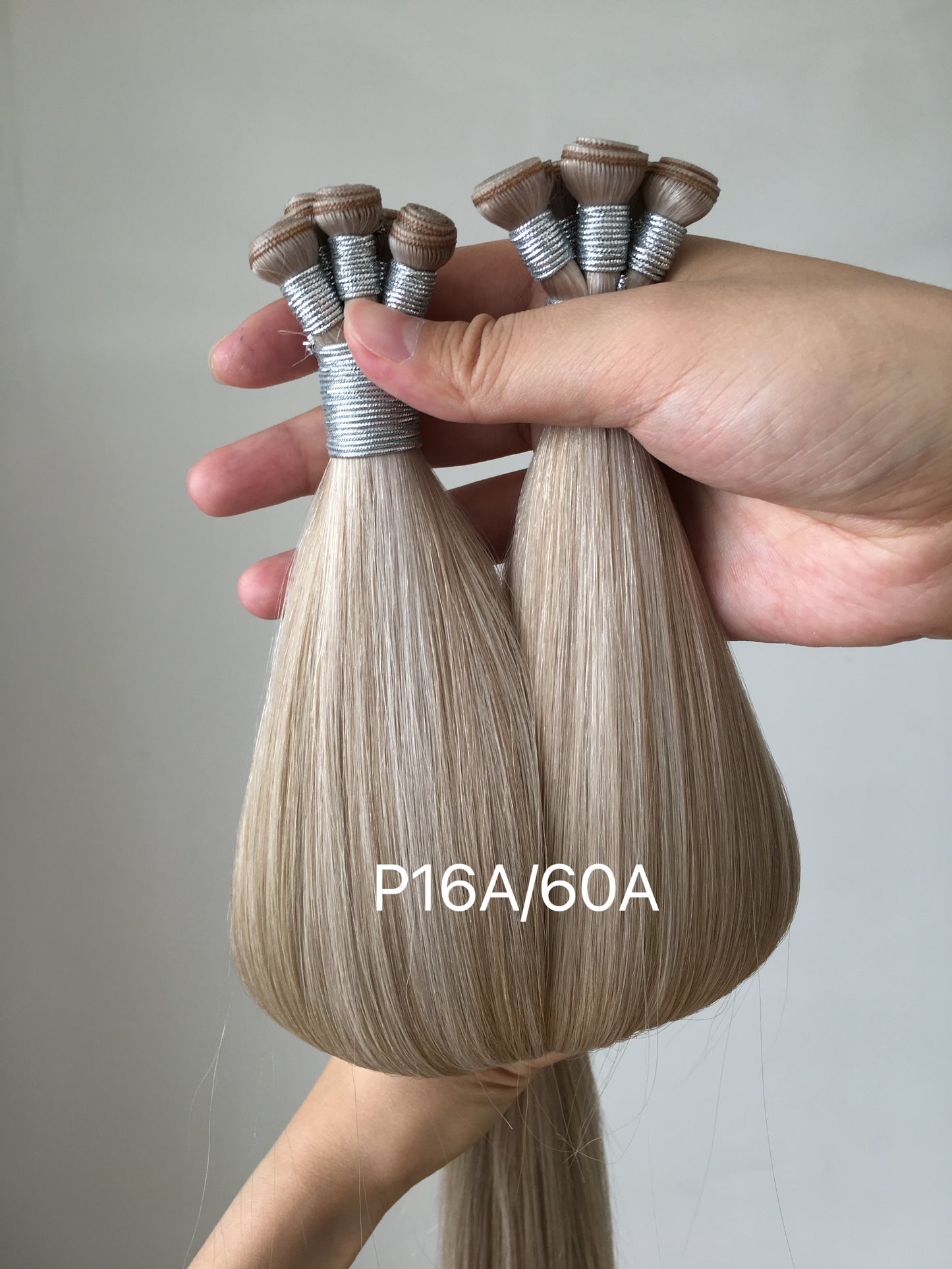 Ready to Ship Genius Wefts 50g 24inch P16A/60A Dimensional Blonde 100% Human Virgin Hair Extensions