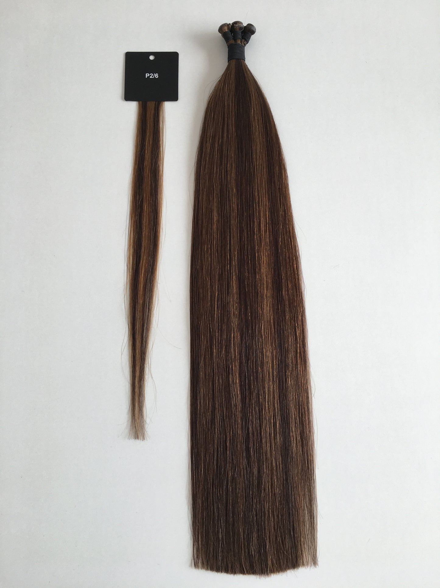 22inch 100g 5 wefts P2/6 Genius Wefts In Stocks 100% Human Hair Double Drawn No Tangle No Shed Cuticle Intact