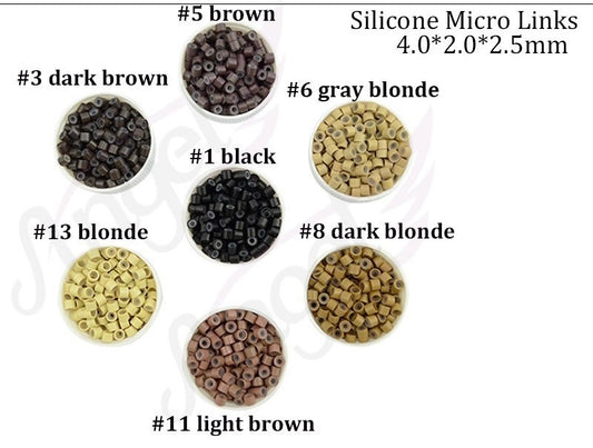Pro-loaded Silicone Lined Micro Beads 7 Colors are Available 1000 Pieces One Roll