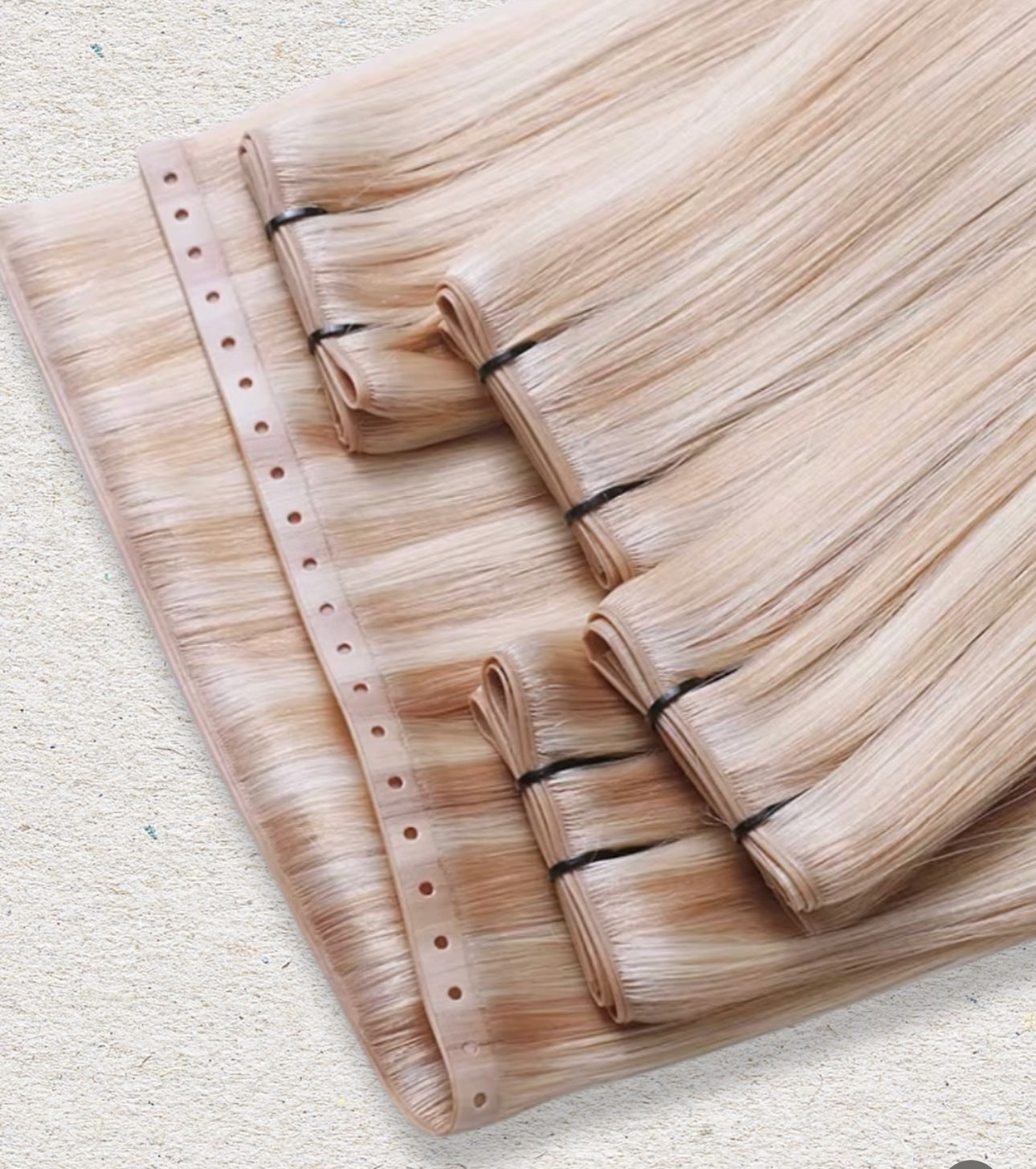 Invisible Butterfly Wefts XO Wefts No Glue Heat 14inch to 30inch Hair Available No tangle No Shed Russian Hair