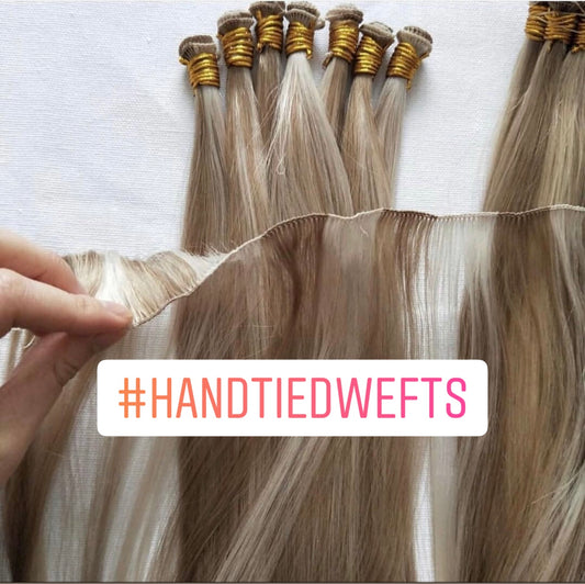 22 inch Hand Tied Wefts 100g Comes in 5 wefts