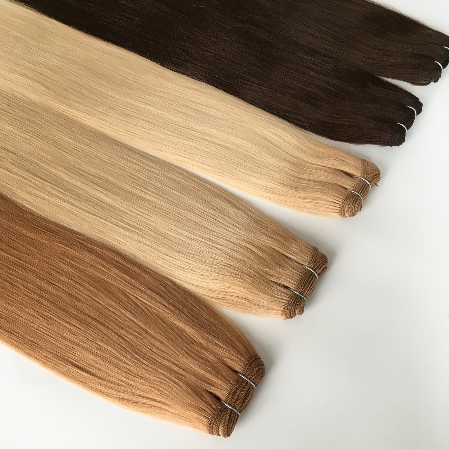 Add Volume and Length -- Machine Wefts Volume Wefts Double Drawn Russian Hair with Cuticle Intact