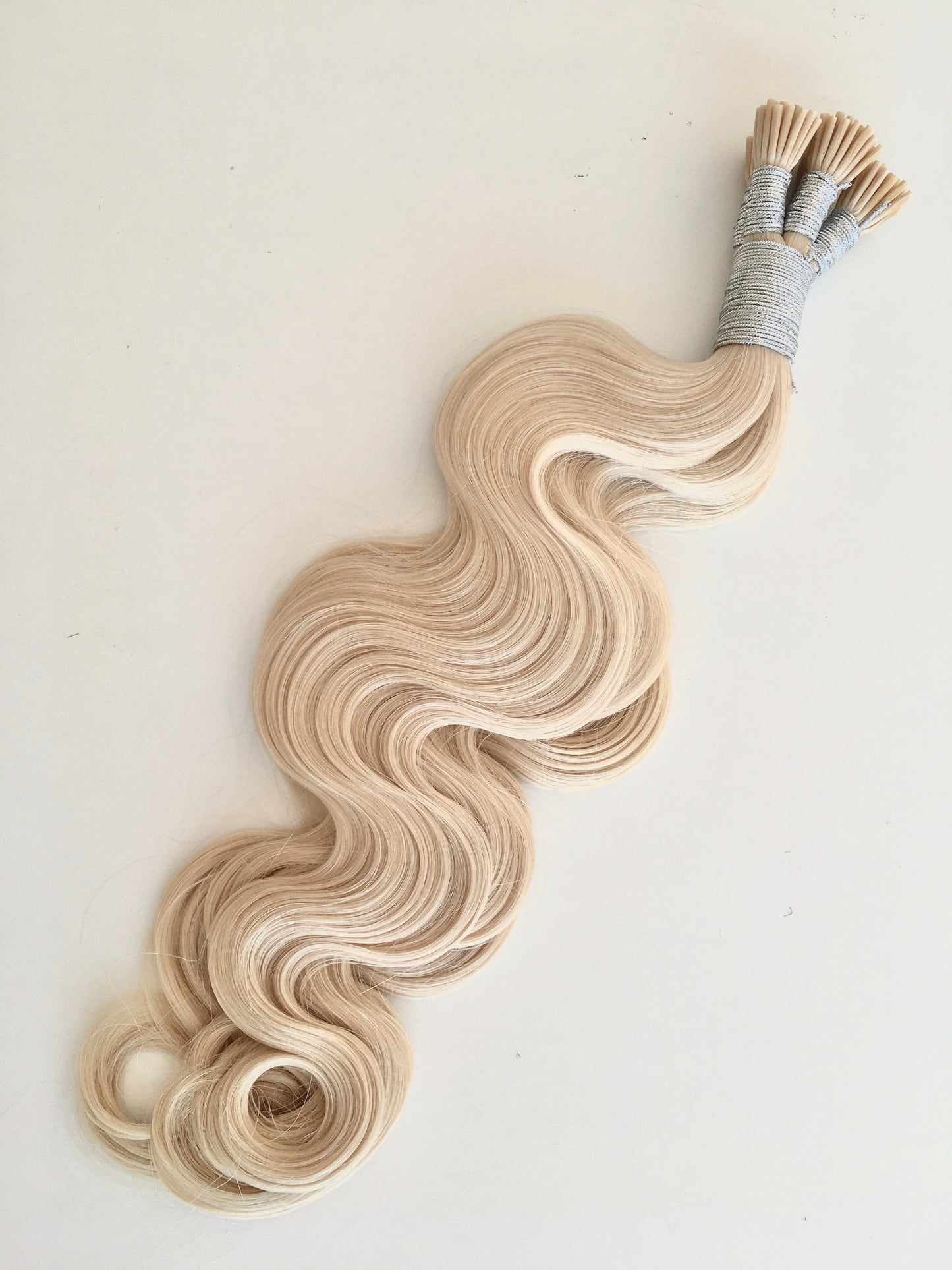 100g/100 pieces black blonde I tip 100% Full Cuticle Double Drawn Virgin Hair Pre bonded Human Hair Extension